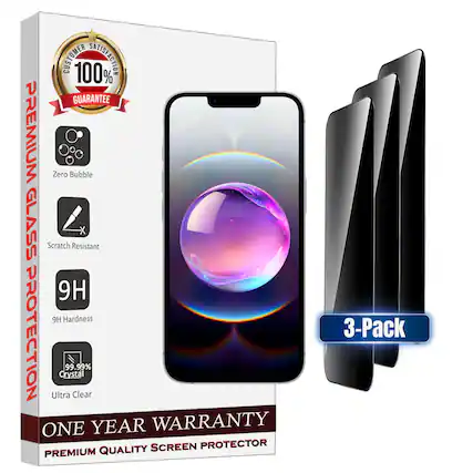 CUSTOMER 100% SATISFACTION GUARANTEE
PREMIUM Zero Bubble GLASS Scratch Resistant 9H 9H Hardness PROTECTION Ultra Crystal 99.99% Clear 99% ONE YEAR WARRANTY SCREEN PROTECTOR PREMIUM QUALITY 3-Pack
- Zero Bubble
- Scratch Resistant
- 9H Hardness
- 99.99% Crystal
- Ultra Clear
ONE YEAR WARRANTY
PREMIUM QUALITY SCREEN PROTECTOR
3-Pack