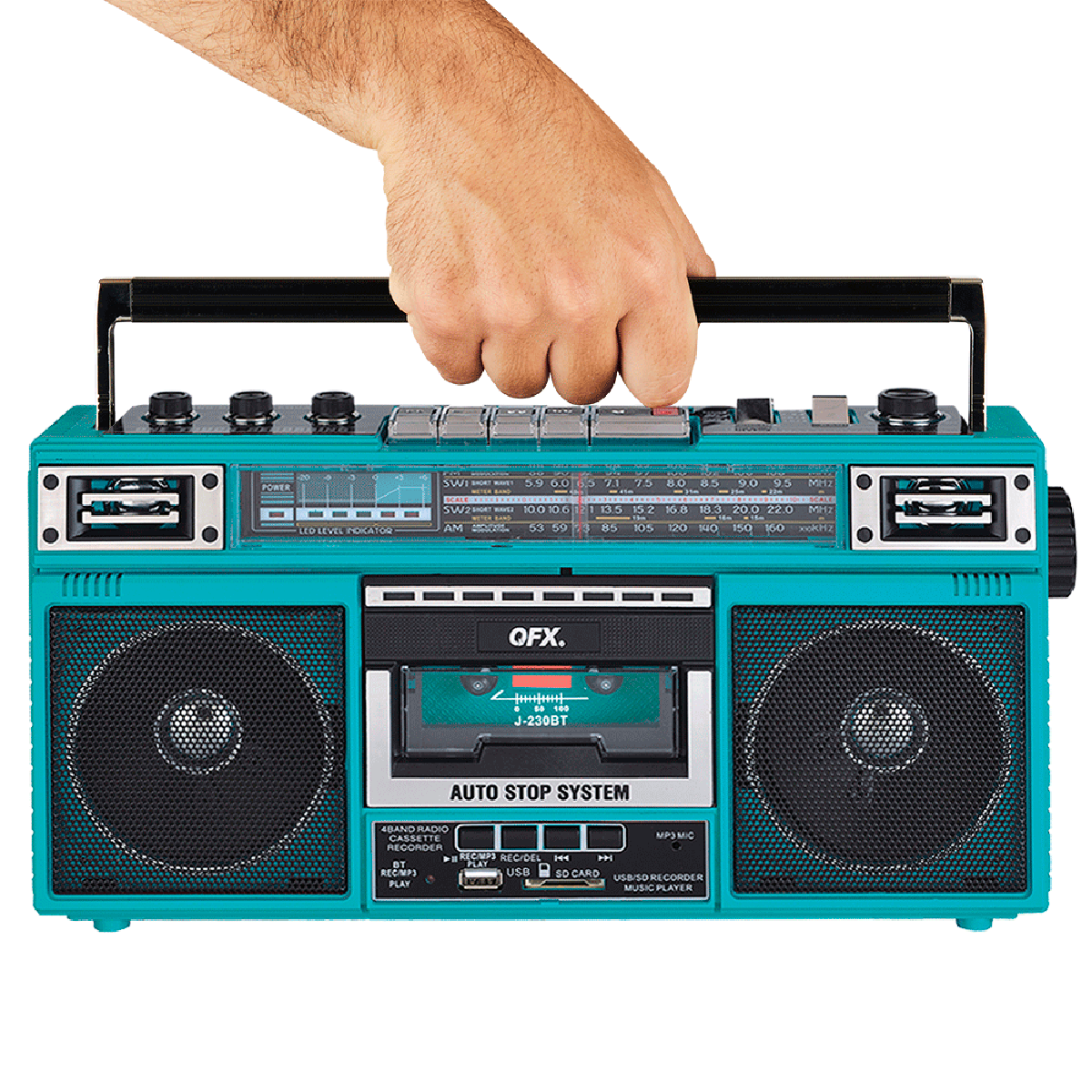 Shops qfx boombox bluetooth