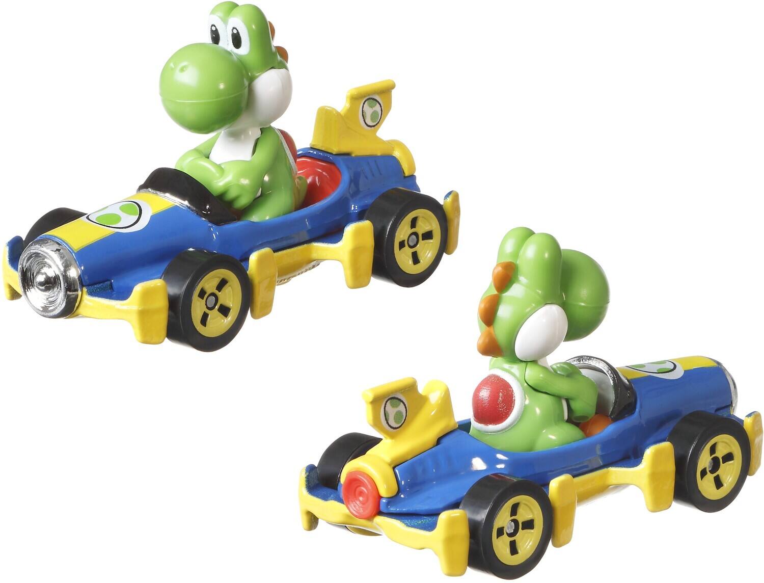 Alt View 1. Mattel - Hot Wheels Mario Kart 4-Pack 3-Piece T Assortment (Nintendo)   - COLLECTIBLES - Multicolor.
