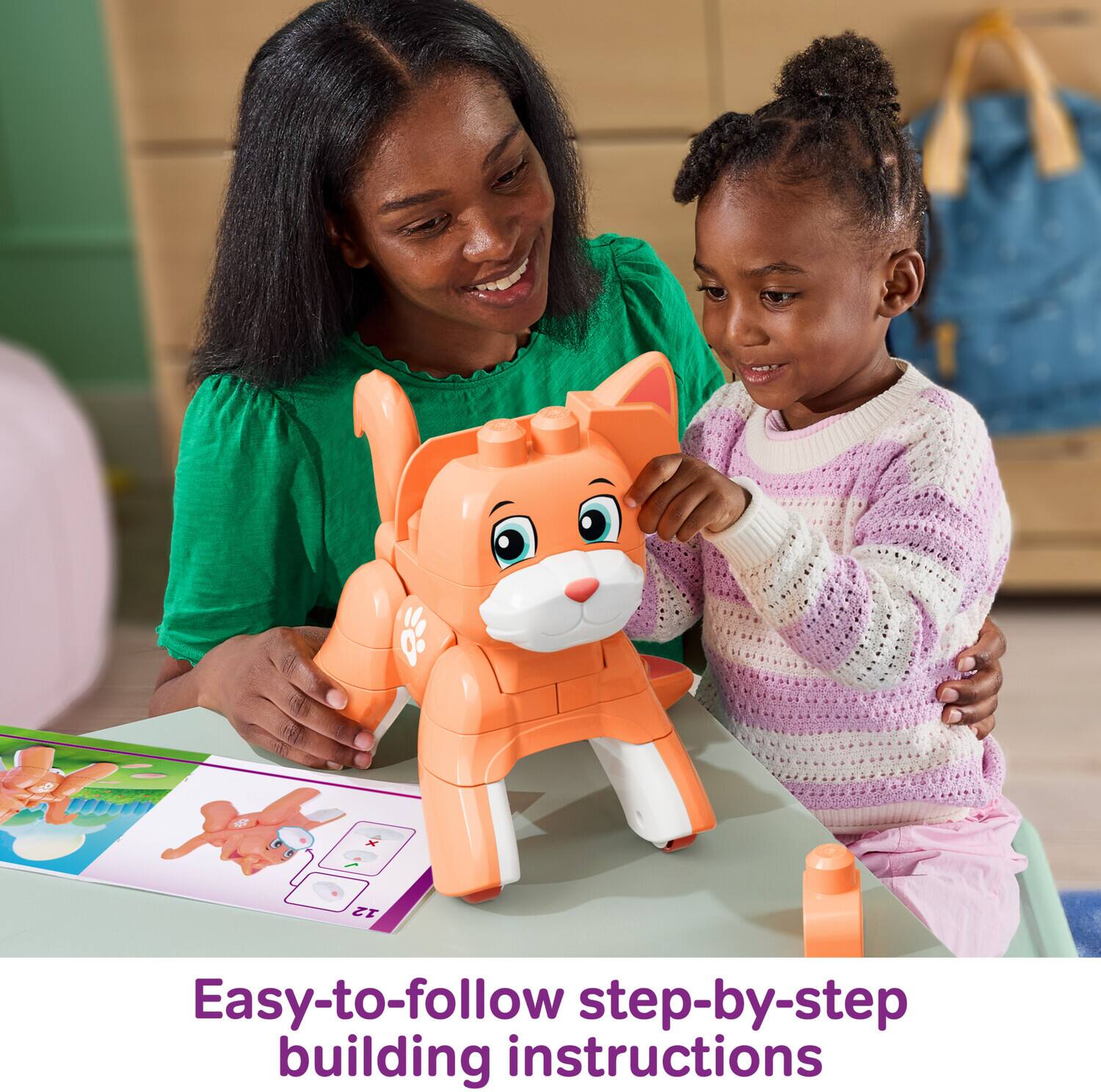 Easy-to-follow step-by-step building instructions