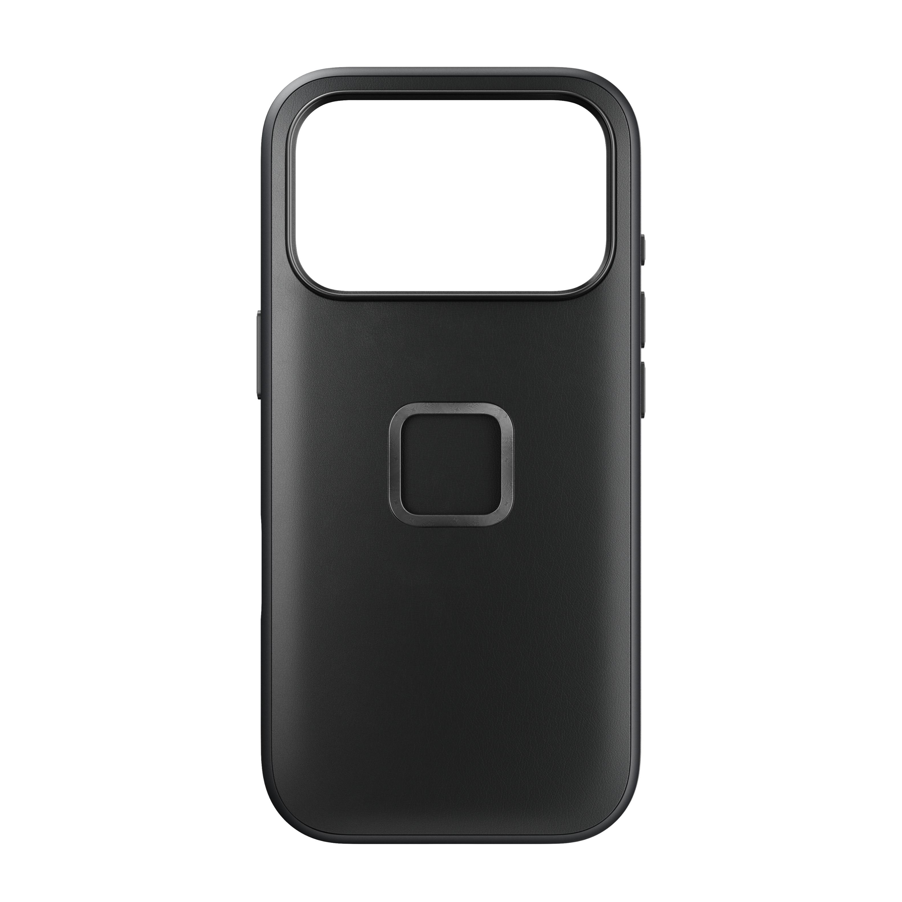 Front. Peak Design - Mobile Everyday Fabric Case Apple iPhone 17 Pro Black - Black.