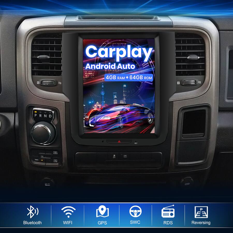 Carplay Android Auto  
4GB RAM + 64GB ROM  
PRND  
Bluetooth  
WIFI  
GPS  
SWC  
RDS  
Reversing