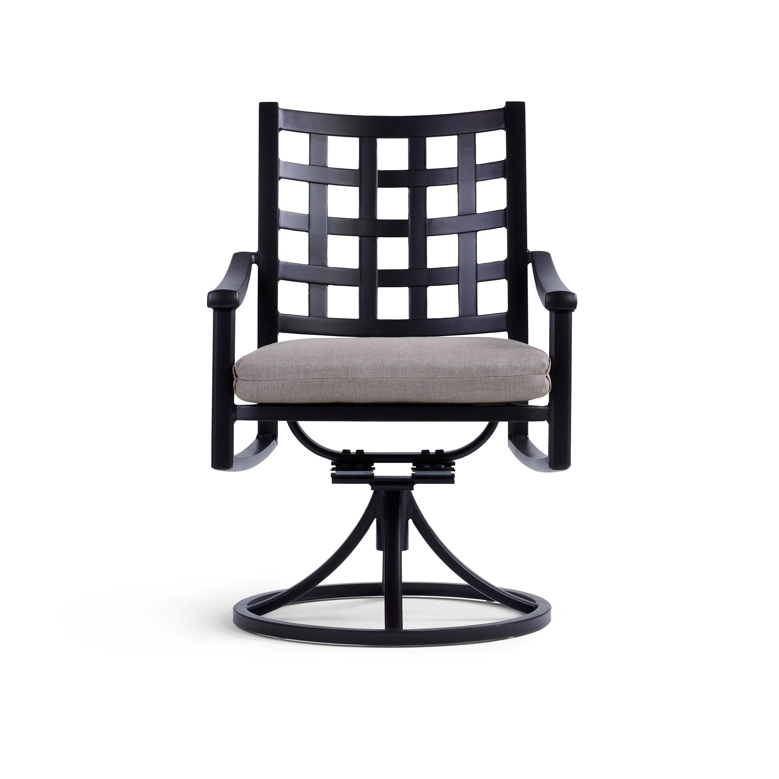 Back. Yardbird® - Lily 7 Piece Rectangular Outdoor Dining Set - Shale.