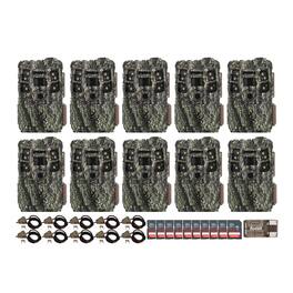 Browning - Defender Pro Scout MAX Trail Camera (10-Pack) with Locking Cable Bundle