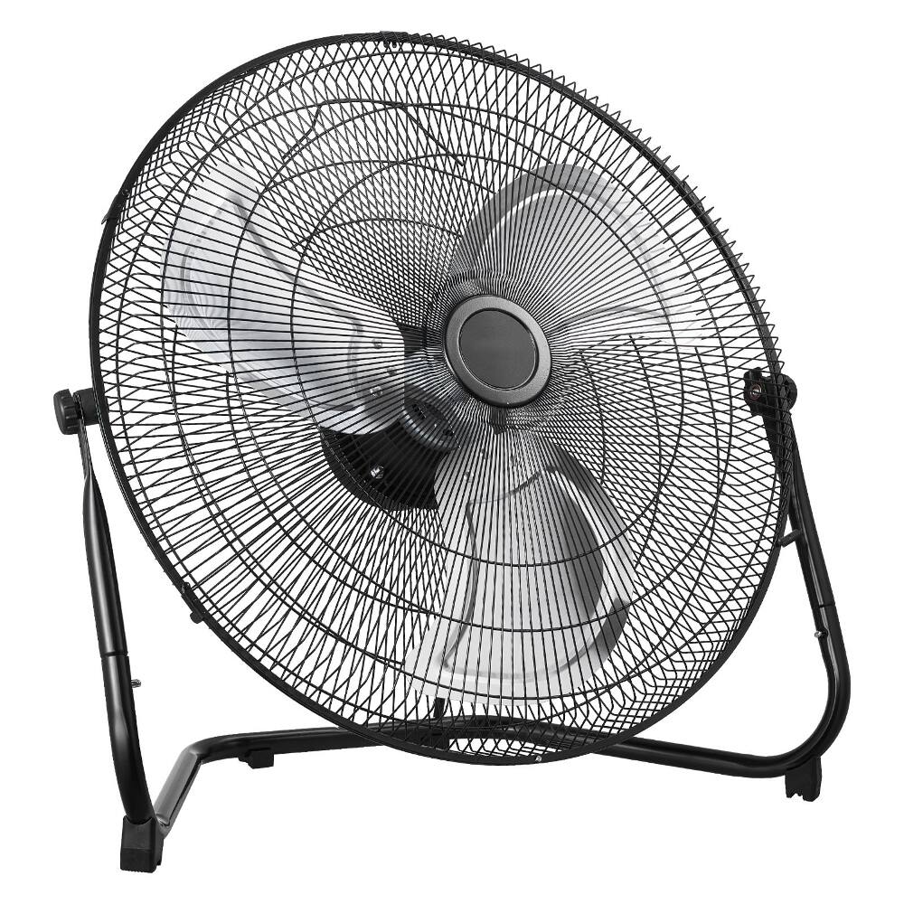 Alt View 6. Loheer - Loheer Industrial Floor Fan 2 PCS 20 Inch High Velocity Heavy Duty Metal Garage Fan 4800 CFM Adjustable Tilt.