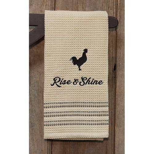 BreeBe - Rise & Shine Dish Towel 20x28 - Tan