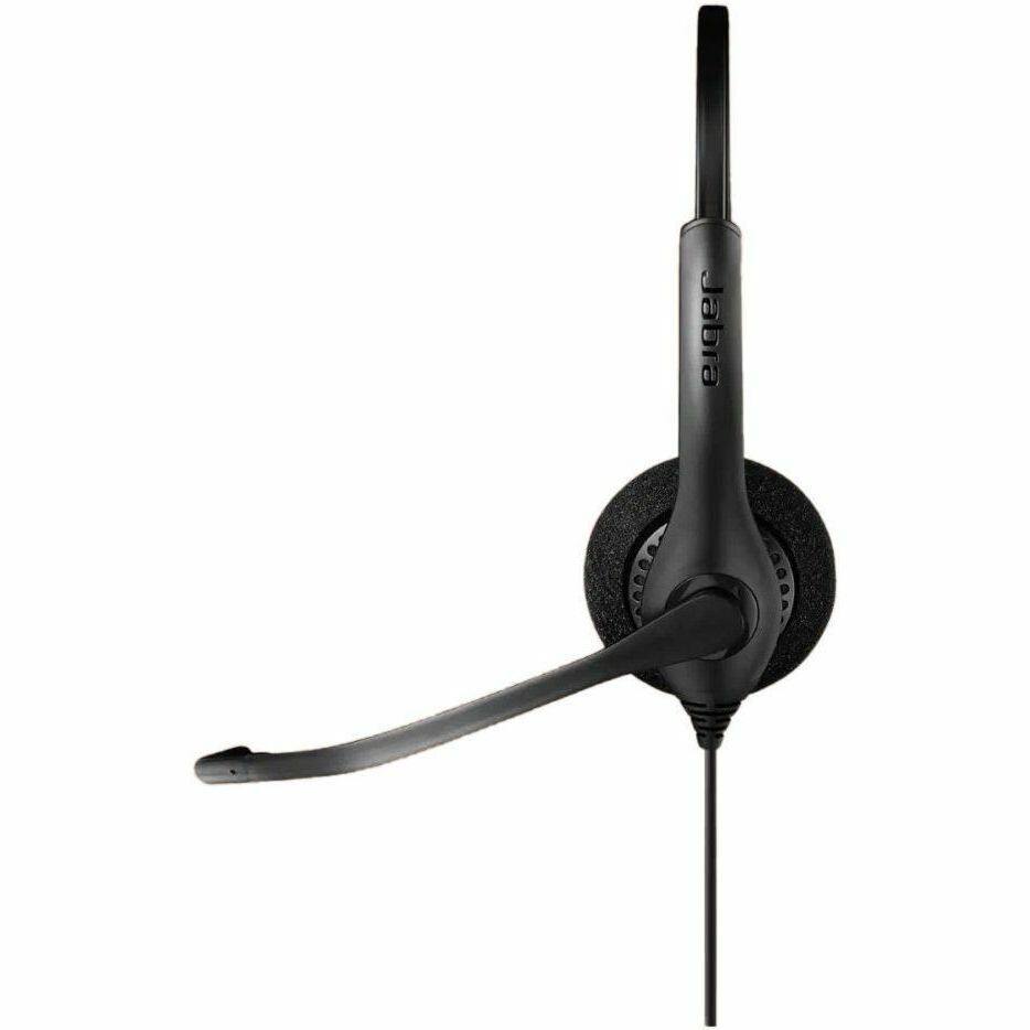 Alt View 2. Jabra - Jabra Biz 1500 Headset - Mono - USB - Wired - 32 Ohm - 20 Hz to 6.80 kHz - Over-the-head - Monaural - Supra-aural - 7.55 - Black.