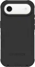 Front. OtterBox - Defender Series Pro Hard Shell for Apple iPhone Air - Black.