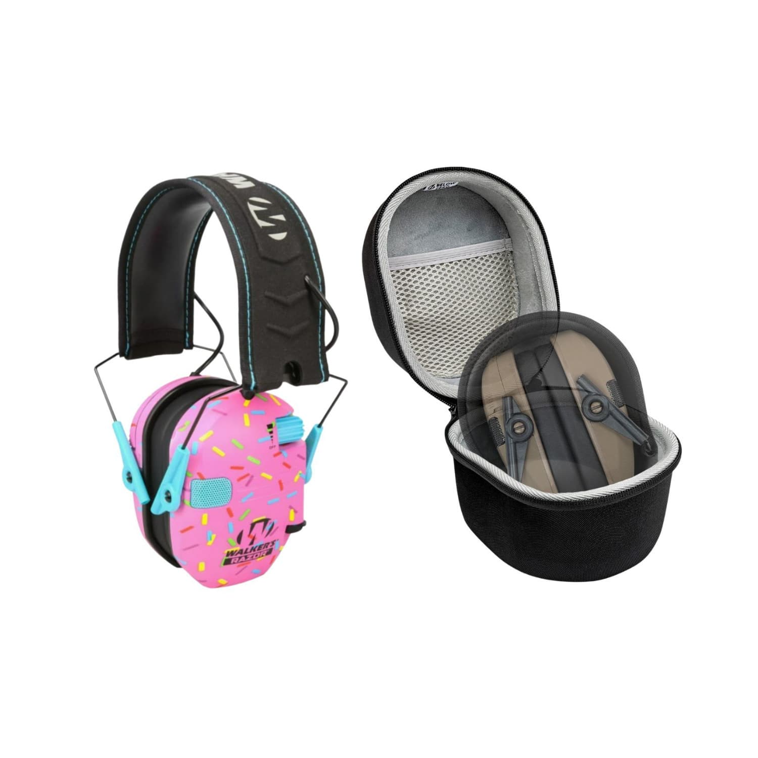 Walker’s - Walker's Razor Slim Electronic Ear Muffs (Pink Sprinkles) with Protection Case - Not Available price history on PriceWatchPro