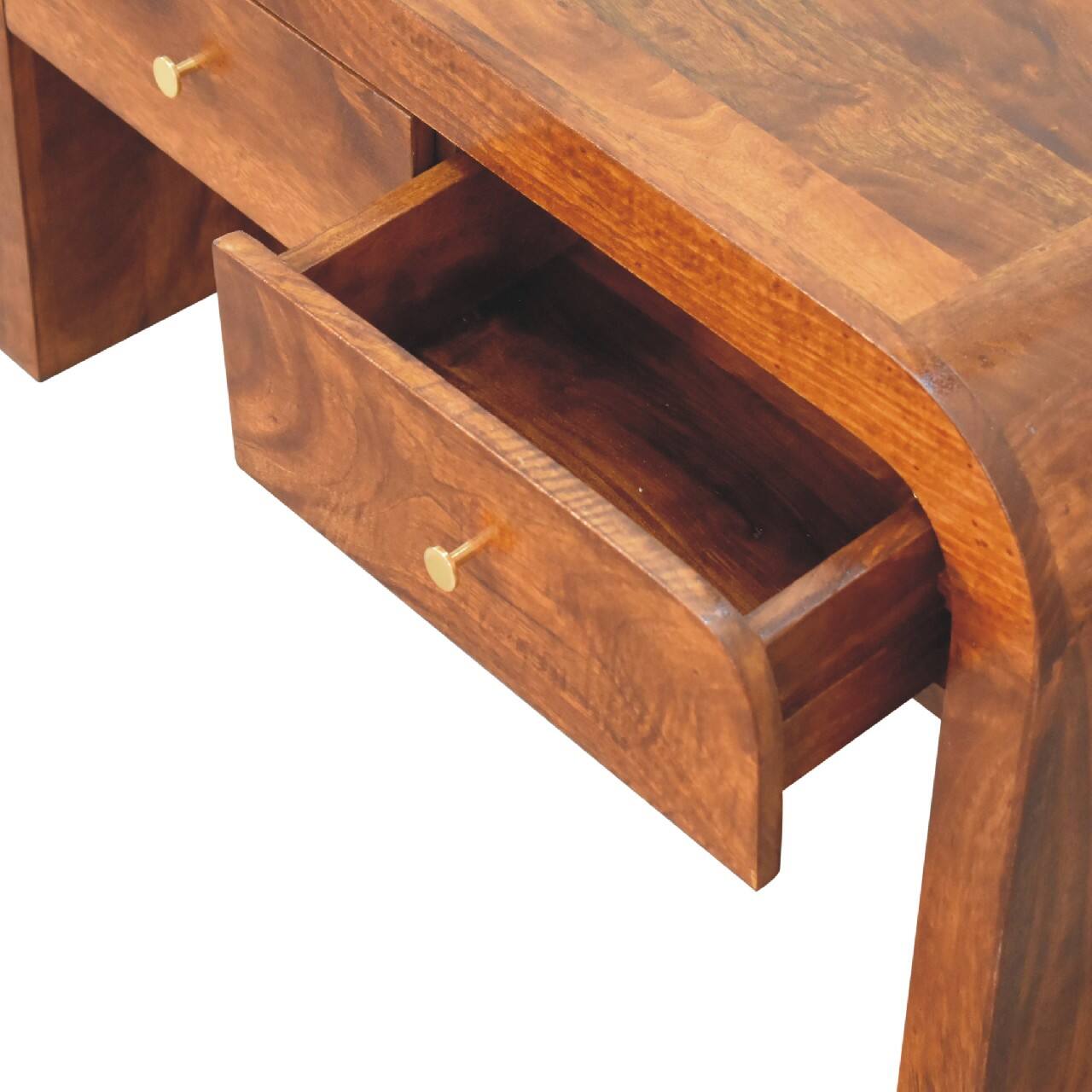 Alt View 2. Artisan Furniture - Artisan Furniture Solid Wood Darcy Chestnut Coffee Table - Brown.