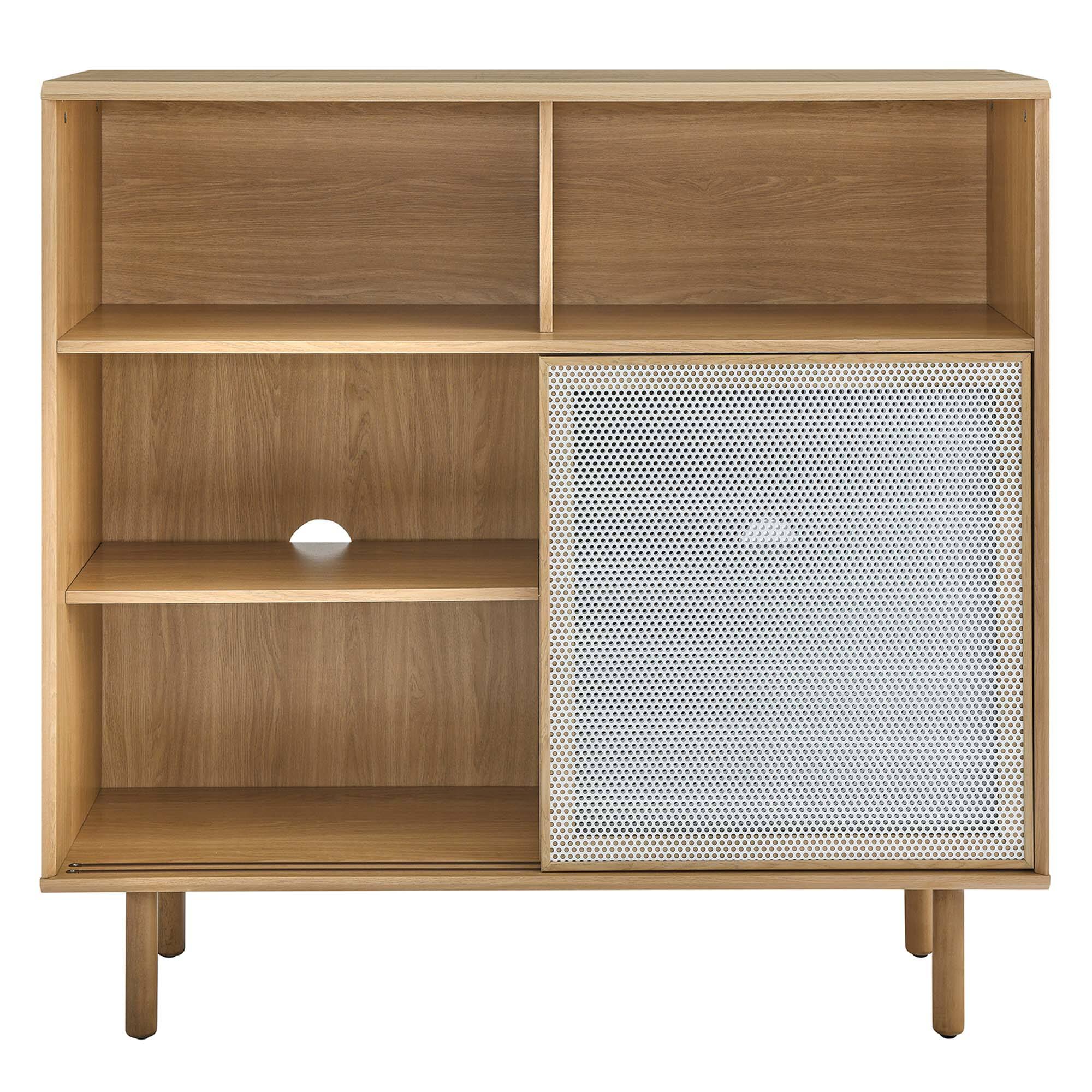 Alt View 4. Modway - Kurtis 47" Display Cabinet by Modway - Oak.