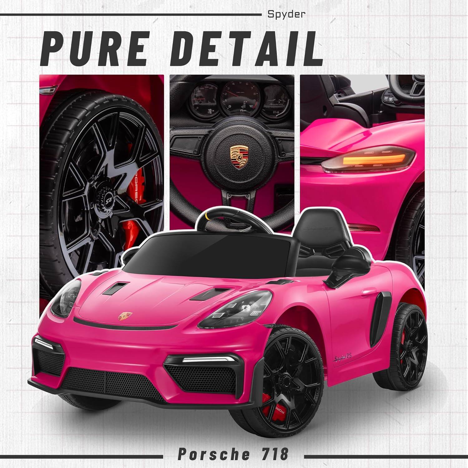 Spyder PURE DETAIL - a - . 2 a - F SLO - Porsche 718