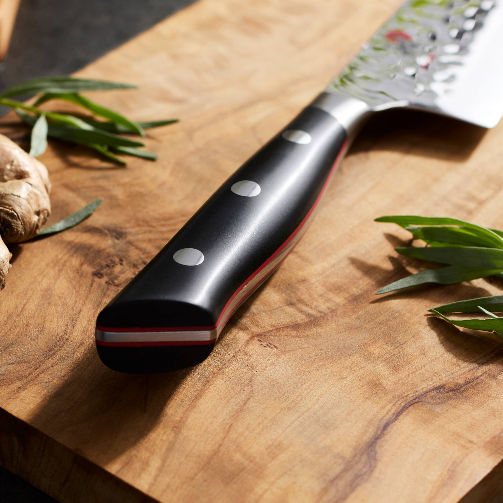 Alt View 5. Miyabi - Miyabi Hisho 5.5-inch Santoku Knife - Black.