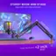 STURDY BOOM ARM STAND Adjustable and wide extension (13 inch) inch (33cm) Table thickness <2 inch (5cm)