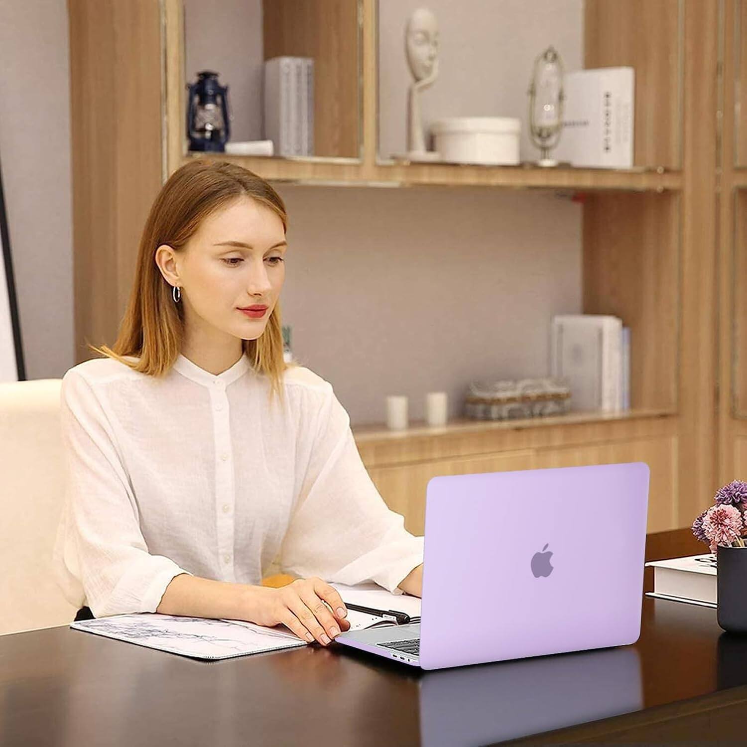 Alt View 2. mosiso - Hard Shell Case for 13-inch MacBook Pro 2016-2026 A2338 A2289 A2251 A2159 A1989 A1706 A1708 - Purple.