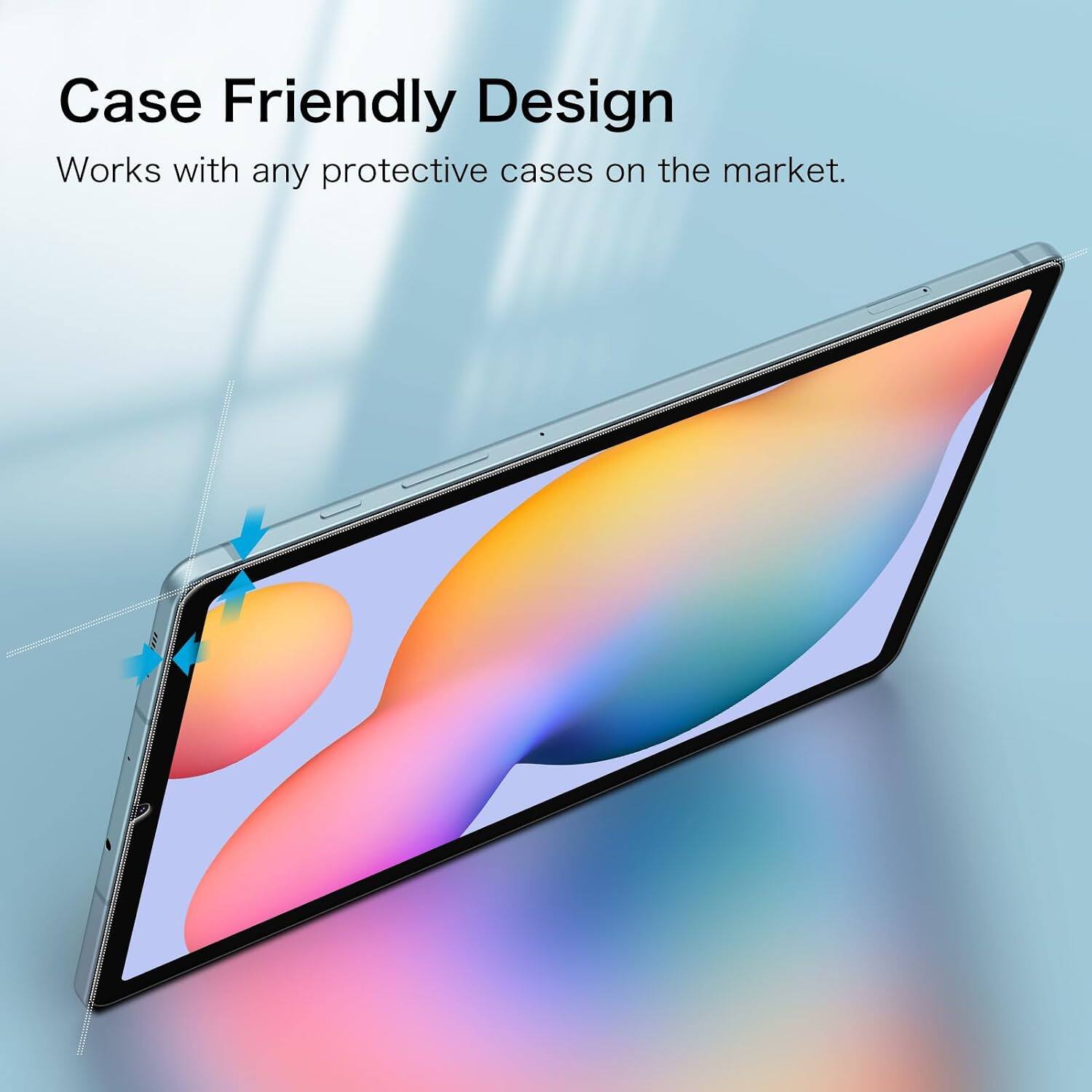 Case Friendly Design  
Works with any protective cases on the market.
