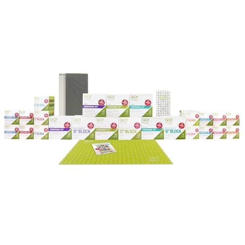 AccuQuilt - GO! Qubed Ultimate Die Bundle – Complete Quilting System with Qubes, Companion Sets & Accessories - Multicolor
