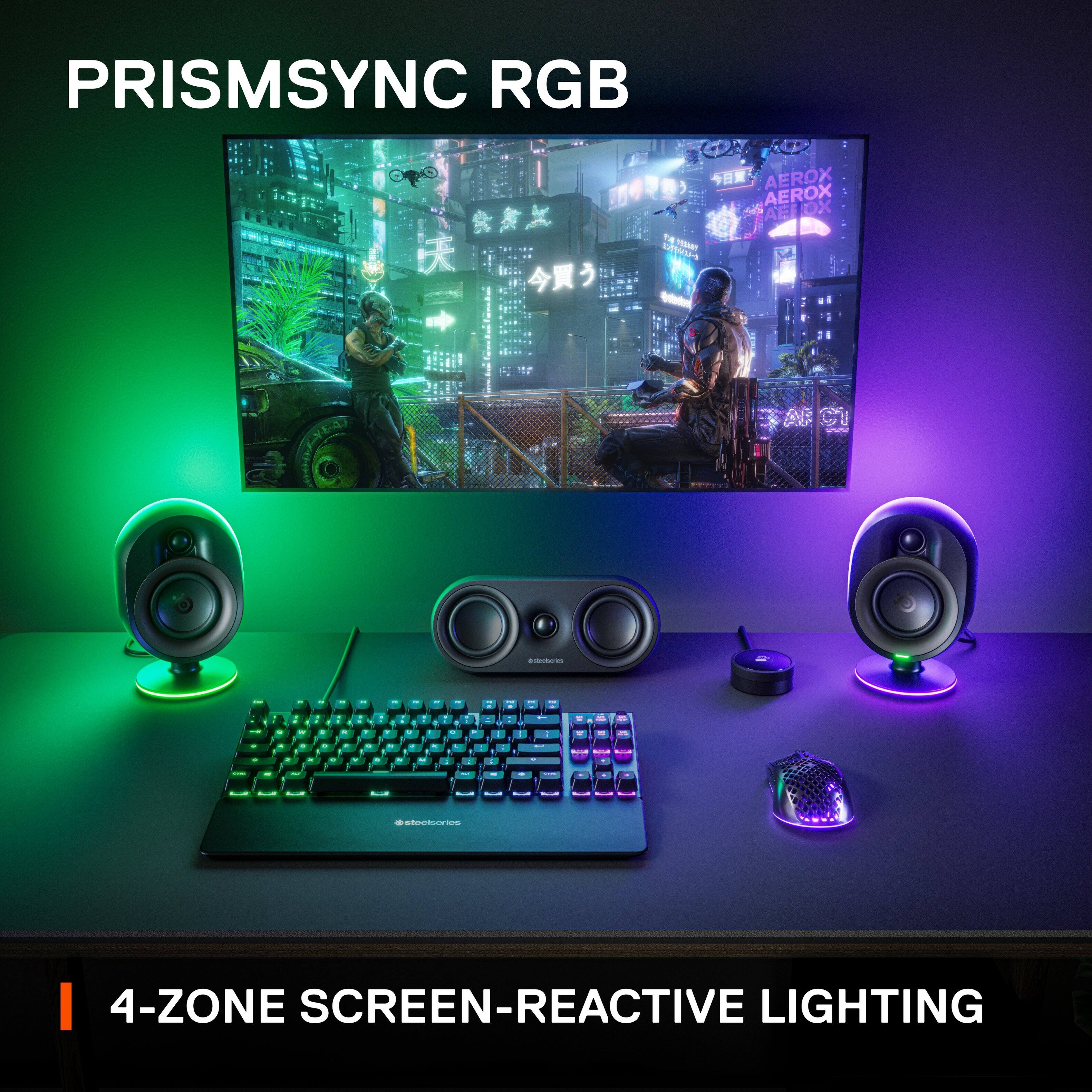 PRISMSYNC RGB 4-ZONE SCREEN-REACTIVE LIGHTING