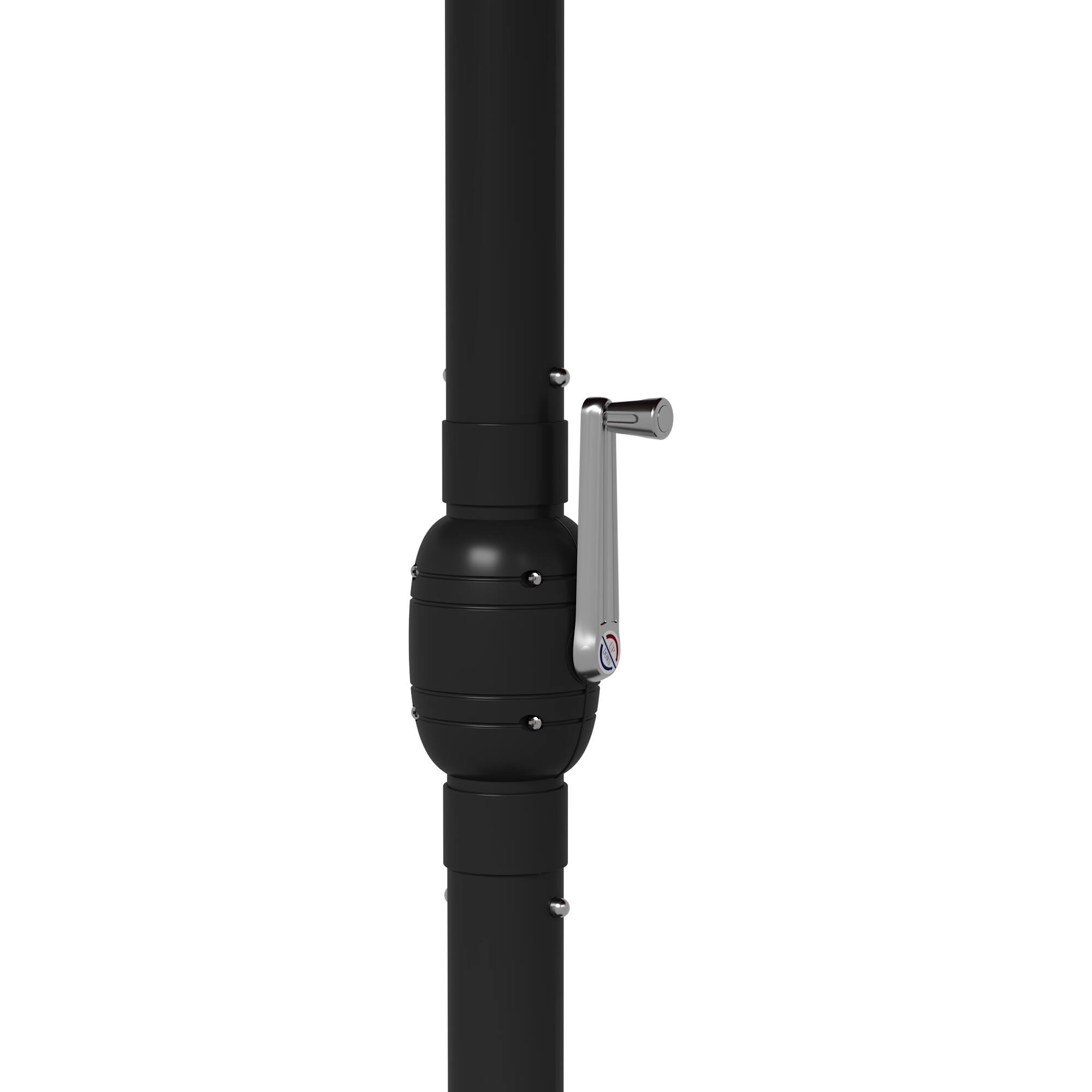 Alt View 5. Famapy - 15ft x 9ft Large Rectangular Outdoor Patio Umbrella with Weighted Base - Heavy-Duty Market Shade - Multiple Colors - Burgundy.