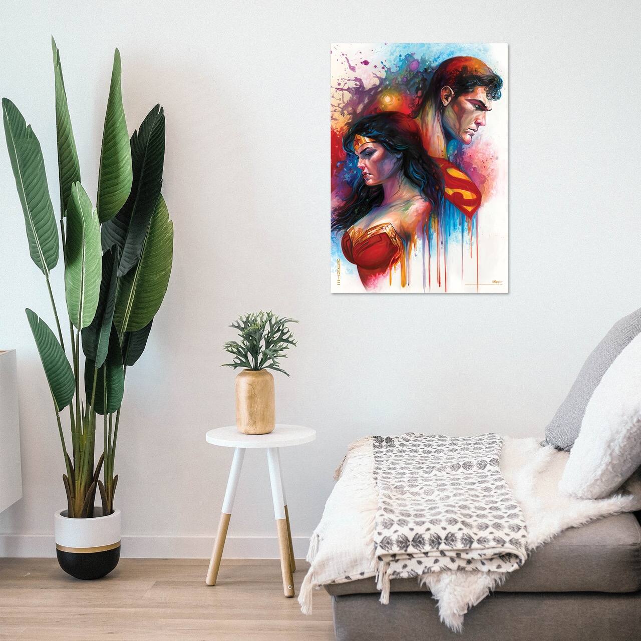 Back. Trend Setters - DC Comics (The Brave by Monte Moore) MightyPrint™ Wall Art - Multicolor.