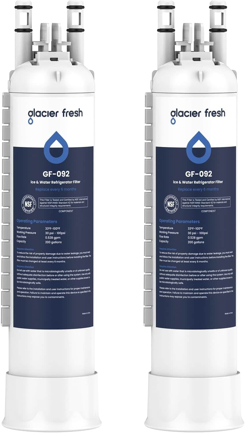 GLACIER FRESH - FPPWFU01 Frigidaire PurePour Water Filter Replacement, 2 Pack