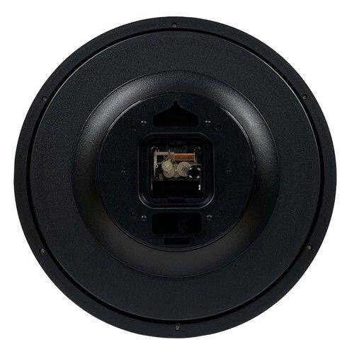 Left. Seiko - Seiko 14" Shi Dial Wall Clock - Black Matte - Black Matte.