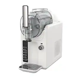 Loheer - 82oz Slushie Machine with Ice Cream Function, 5 Presets, LED Display, Self-Cleaning - White