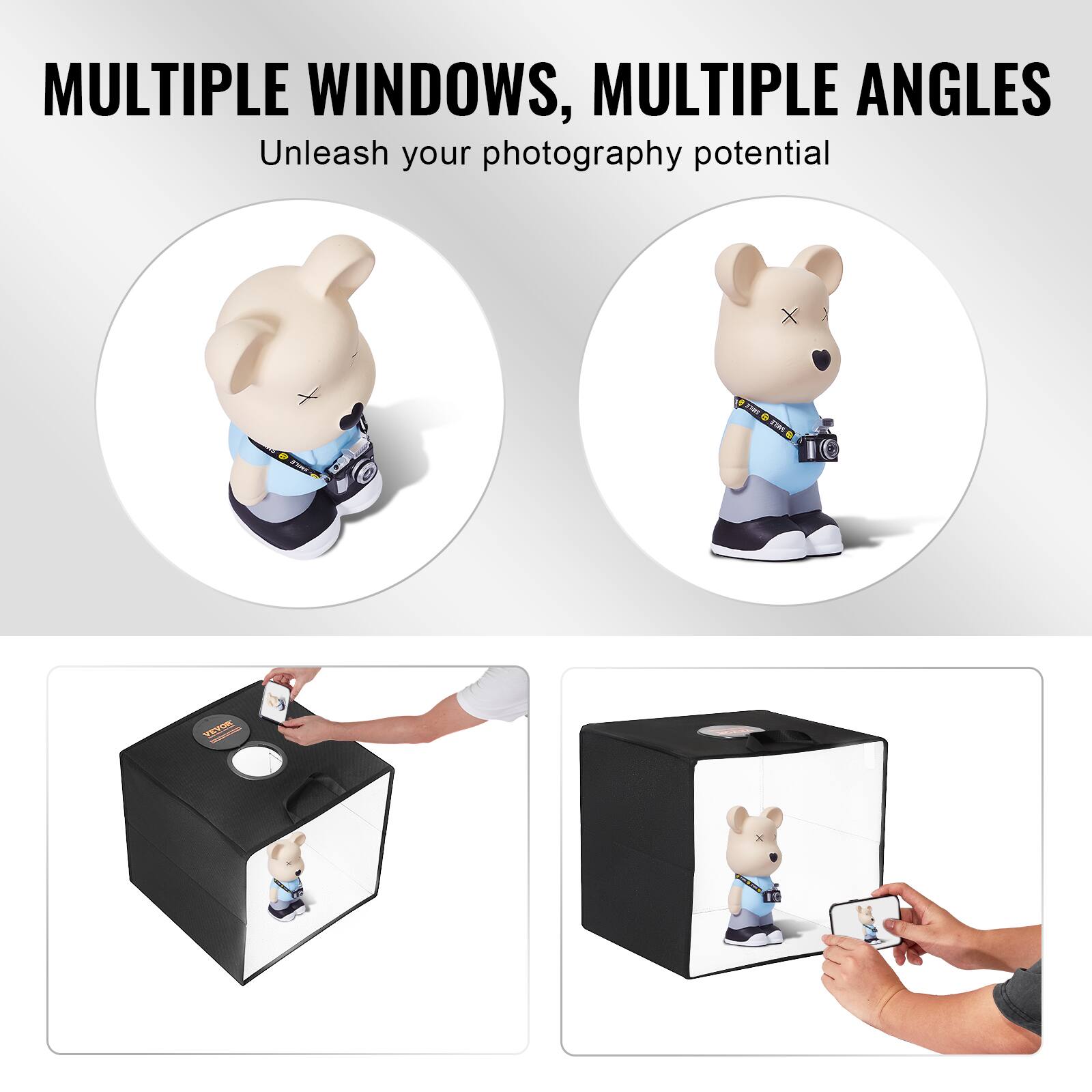 MULTIPLE WINDOWS, MULTIPLE ANGLES  
Unleash your photography potential