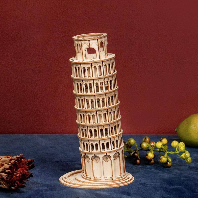 Back. 3D Puzzle - DIY 3D Puzzle - Leaning Tower of Pisa - 137pcs.