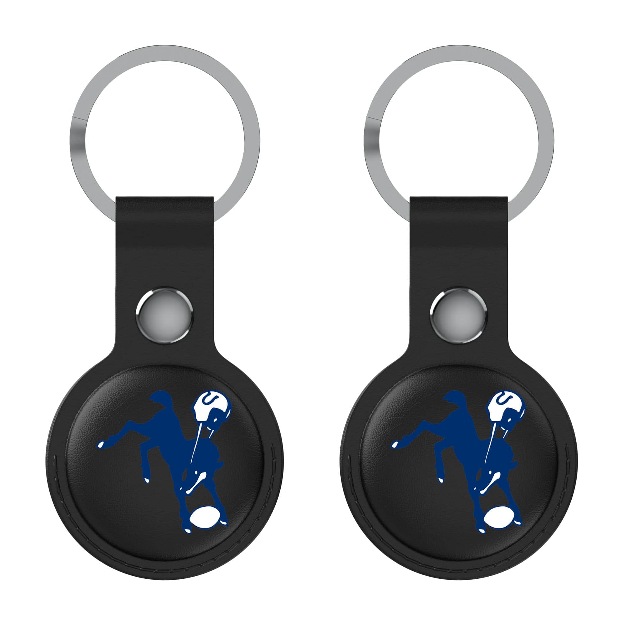 Keyscaper - Baltimore Colts Gridiron Classics Two-Pack AirTag Holders - Black