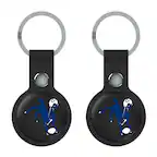 Front. Keyscaper - Black Baltimore Colts Gridiron Classics Two-Pack AirTag Holders - No Size - Black.