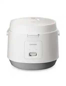 Cuckoo - Rice Cooker 20 Cups Cooked Warmer with Nonstick Pot Easy Switch Start (CR-1095) - White