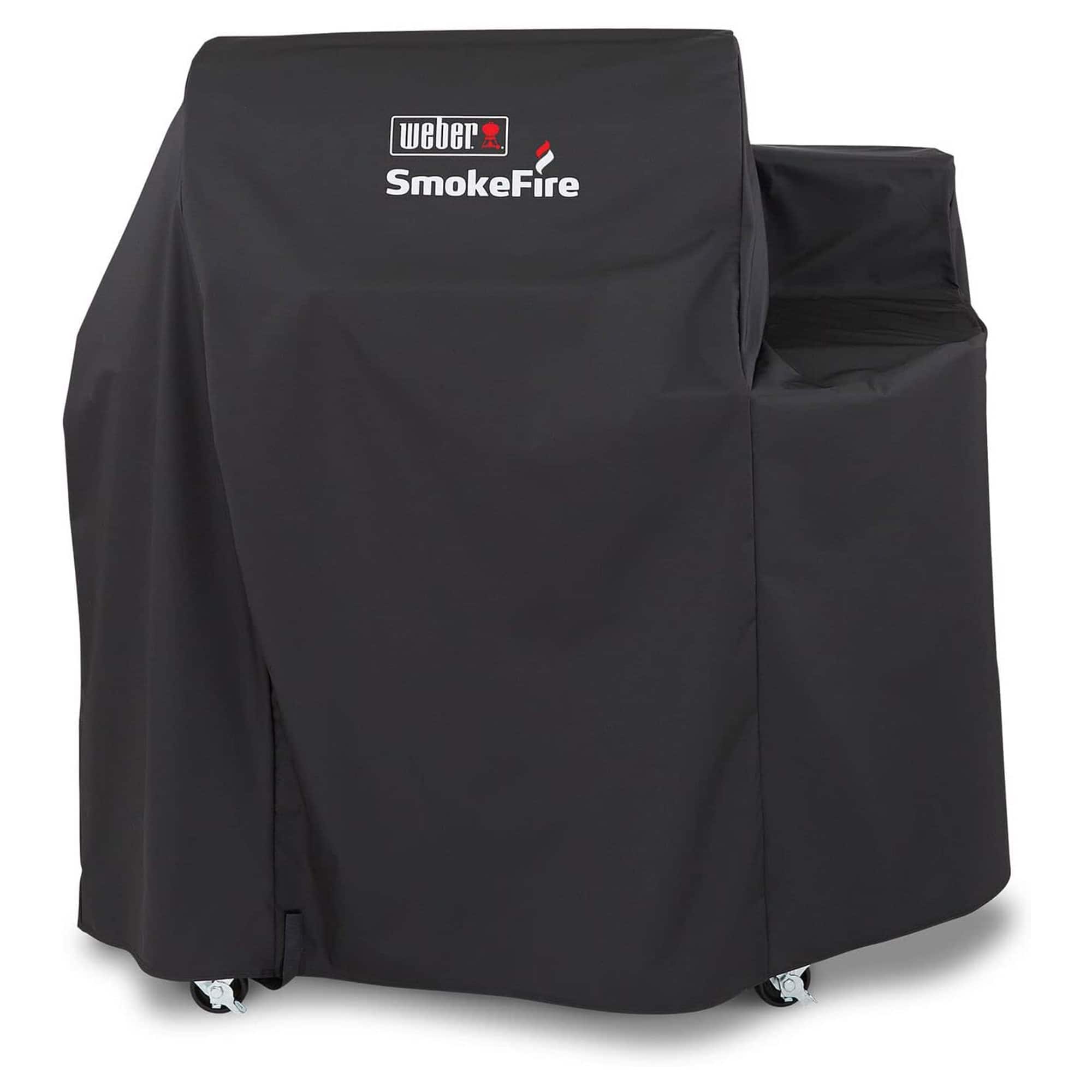 Weber - SmokeFire EX4 Wood Pellet BBQ Grill Heavy Duty Polyester Cover - Black