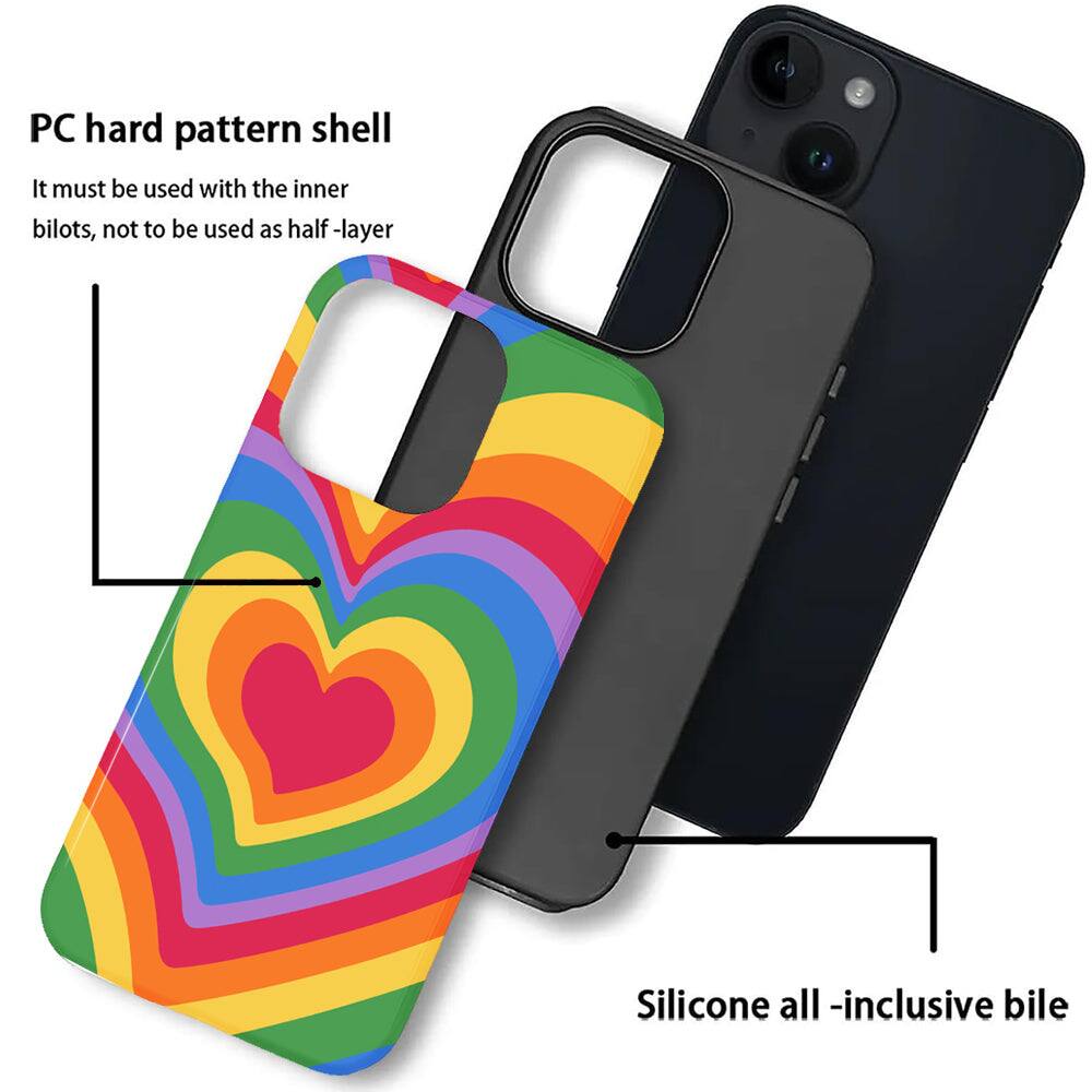 PC hard pattern shell  
It must be used with the inner bilots, not to be used as half-layer  

Silicone all-inclusive bile