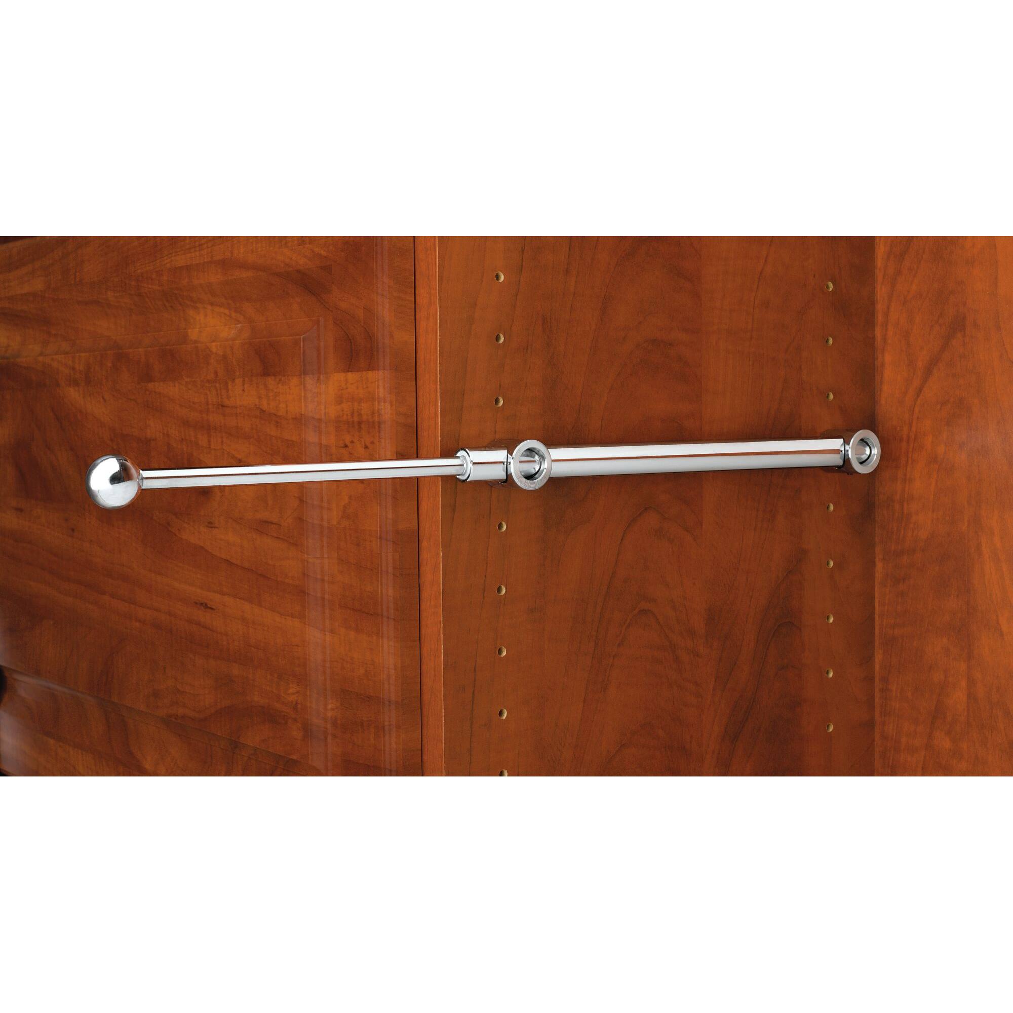 Alt View 4. Rev-A-Shelf - Rev-A-Shelf 12" Extendable Metal Closet Valet Rod, Chrome, CVR-12-CR (2 Pack) - Chrome.