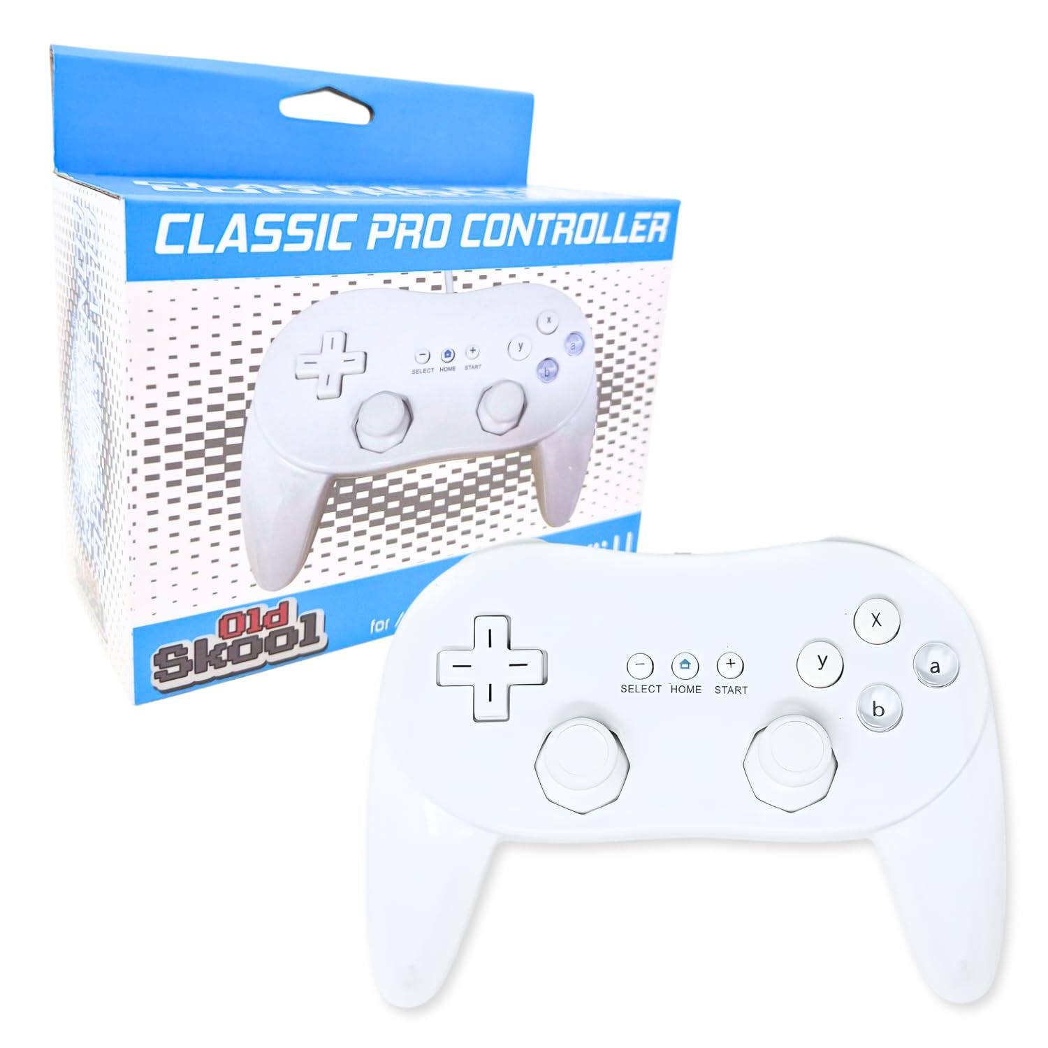 CLASSIC PRO CONTROLLER - Old Skool for Skool + SELECT HOME START X Y A B