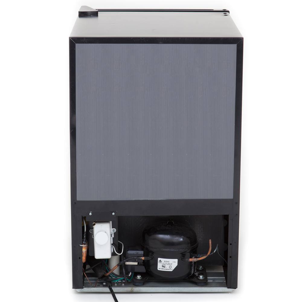 Back. Whynter - 2.1 cu. ft. Upright Mini Freezer with Lock - Stainless Steel.