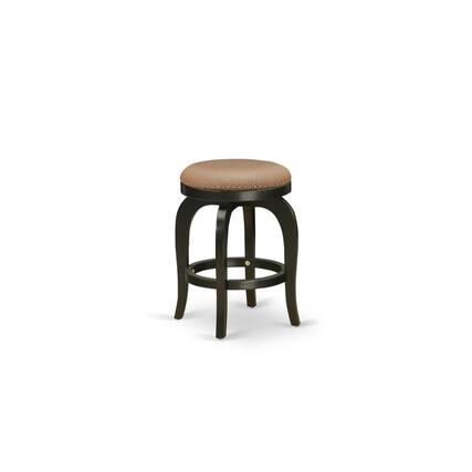 Front. East West Furniture - Night Stand Brown Roast - Brown.