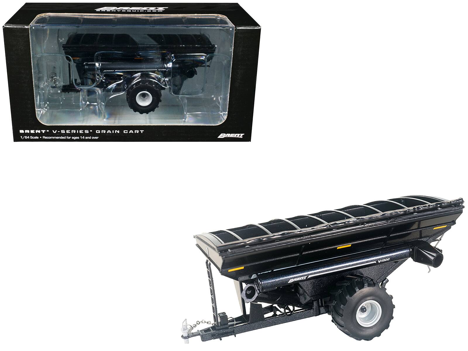 SpecCast Collectibles - Brent V1300 Grain Cart with Tires Black Metallic 1/64 Diecast Model by SpecCast price history on PriceWatchPro