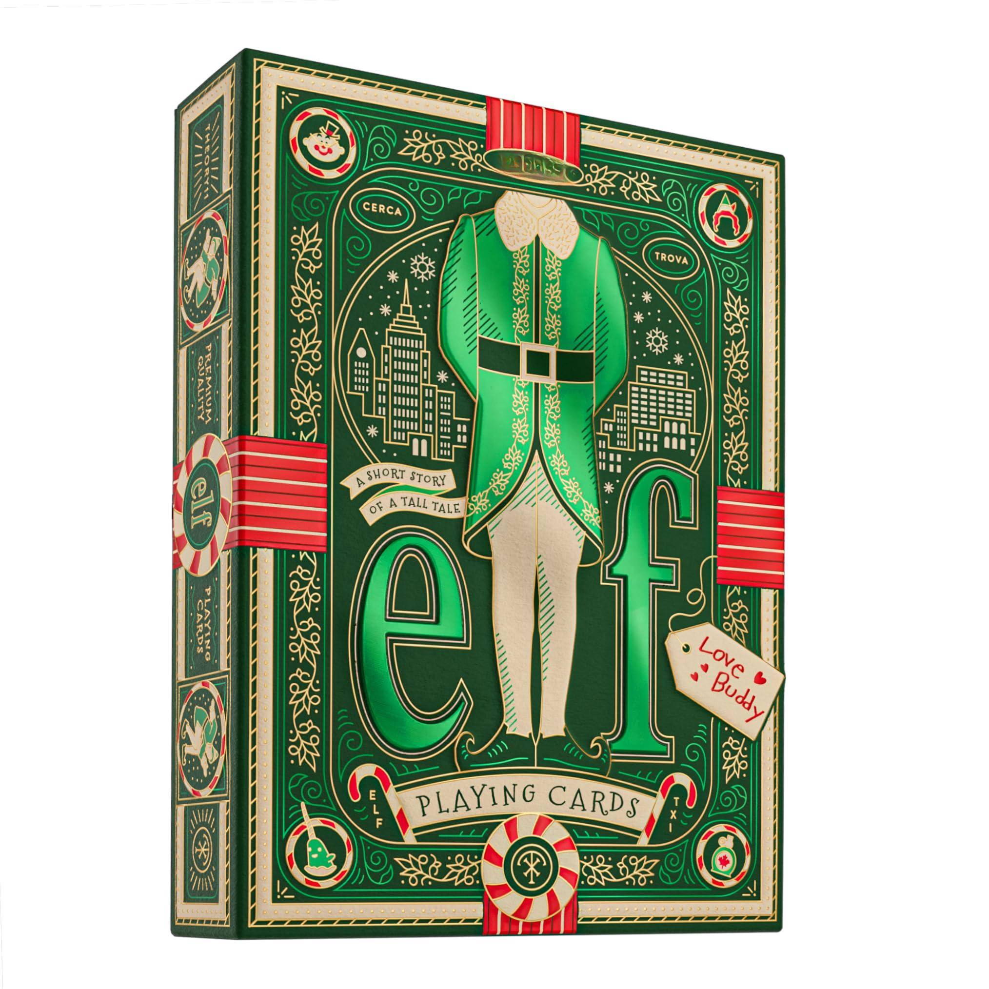 CERCA TROVA  
elf  
A SHORT STORY OF A TALL TALE  
Love Buddy  
PLAYING CARDS