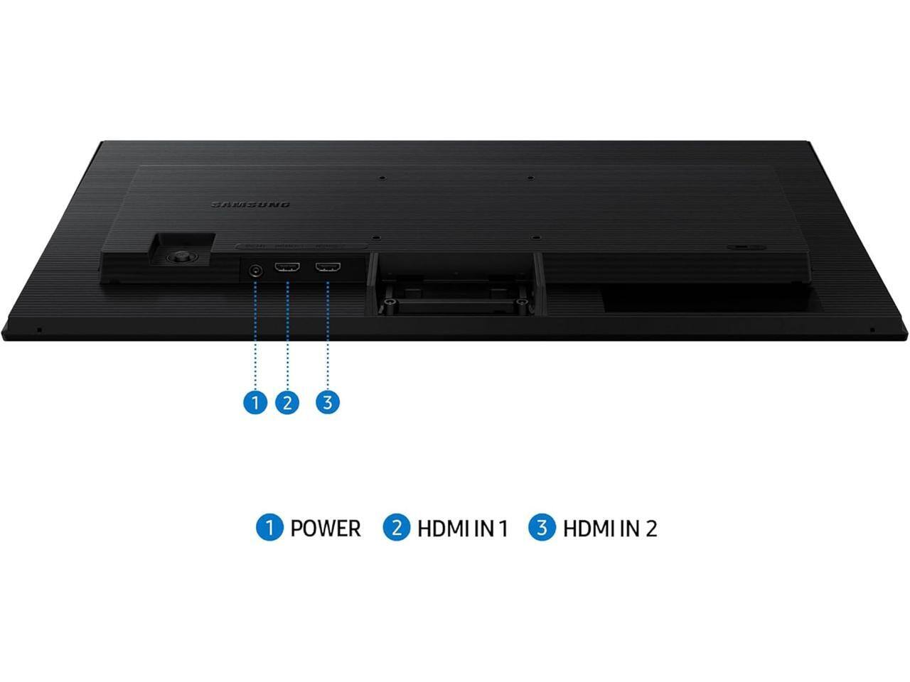 1. POWER  
2. HDMI IN 1  
3. HDMI IN 2
