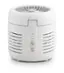 The image shows a white air purifier and fan, which is designed to improve air quality and circulate air. The device has a control panel with various settings, including a timer and a fan speed control. The air purifier is compact and can be placed on a table or other flat surface. It is a convenient and efficient way to maintain a clean and healthy indoor environment.