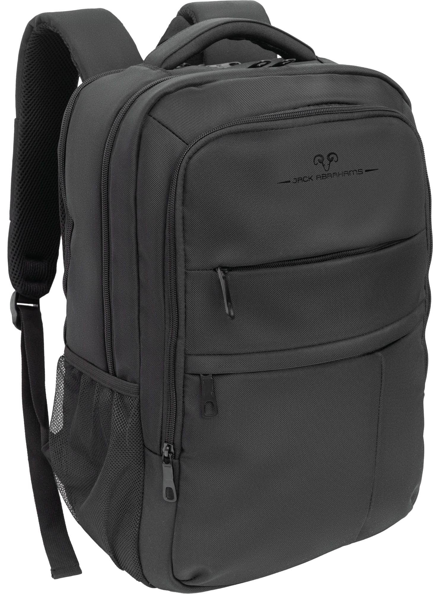 Jack Abrahams The Hamilton Nylon Workbook Backpack 26L Black