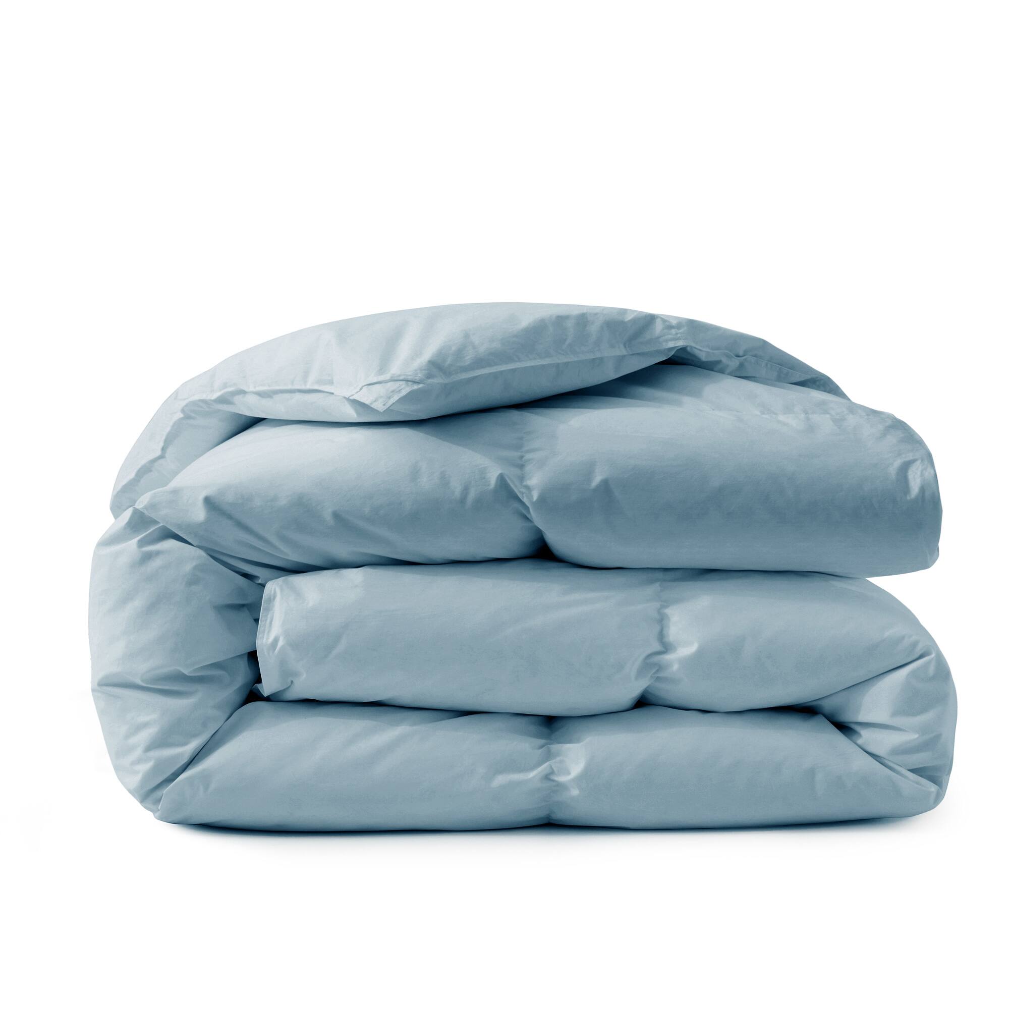 Alt View 3. Peace Nest - Peace Nest All Season 300TC 100% Cotton Goose Feather Down Comforter Duvet Insert, Twin - Dark Blue.