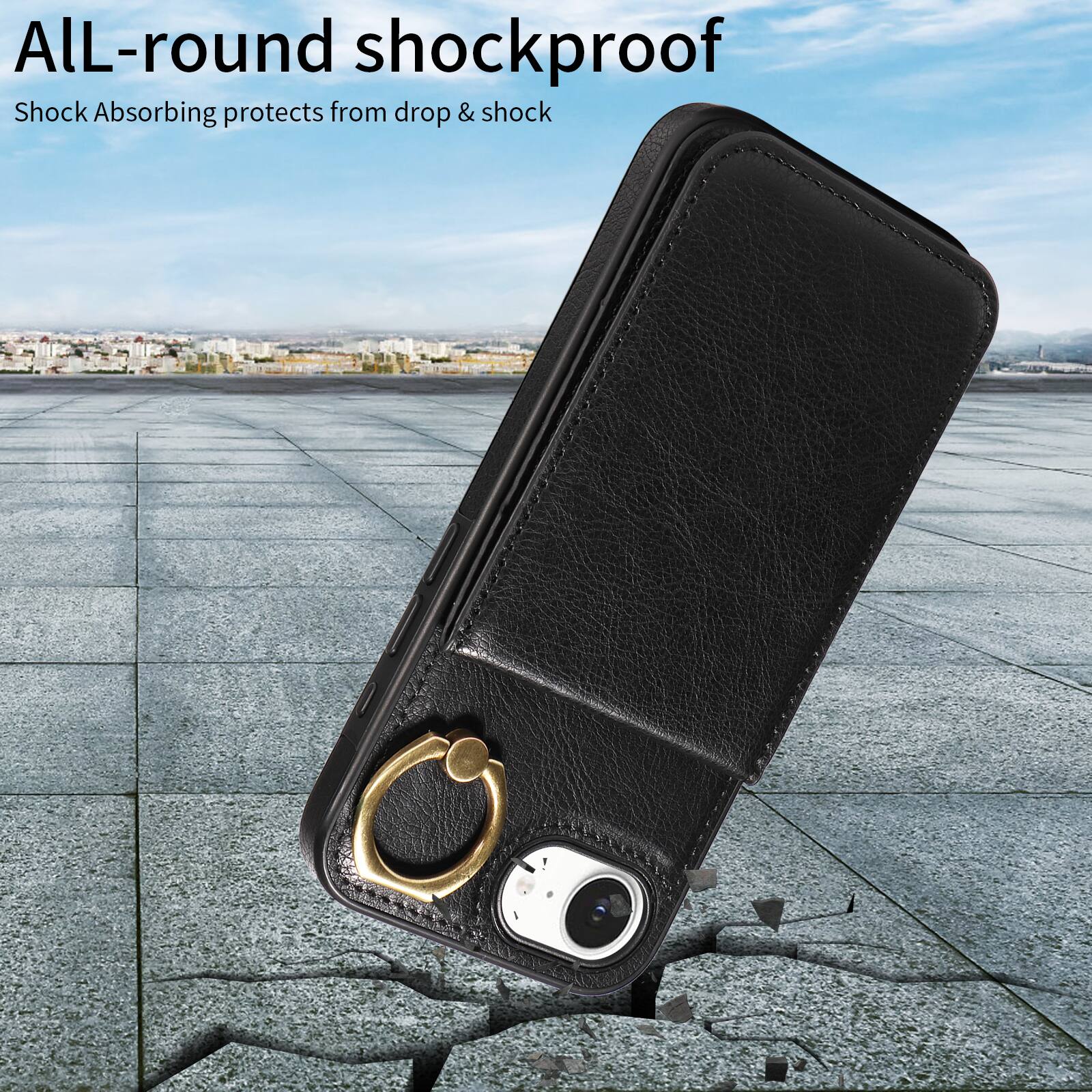 All-round shockproof  
Shock Absorbing protects from drop & shock