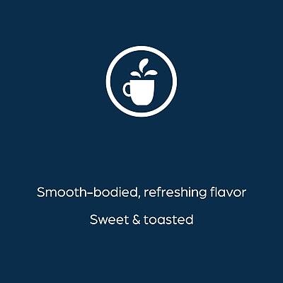 Smooth-bodied, refreshing flavor  
Sweet & toasted