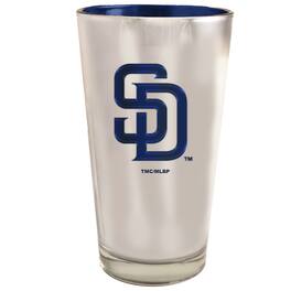 The Memory Company - San Diego Padres 16oz. Electroplated Pint Glass - Multicolor