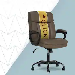Click365 - Mid-Back Manager Chair - Mocha Brown