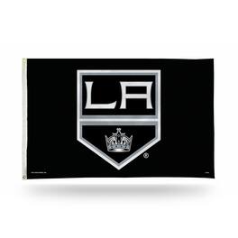 Rico Industries - Los Angeles LA Kings NHL 3X5 Indoor Outdoor Banner Flag w/grommets for hanging - Multi