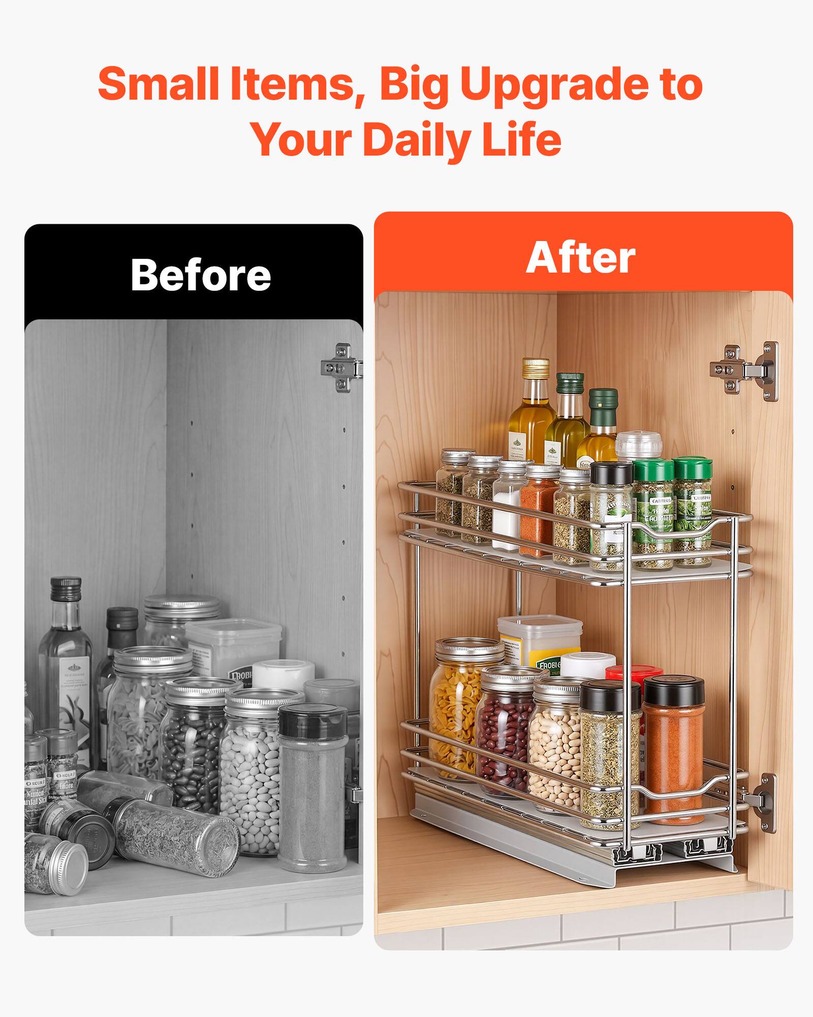 Small Items, Big Upgrade to Your Daily Life  
Before After